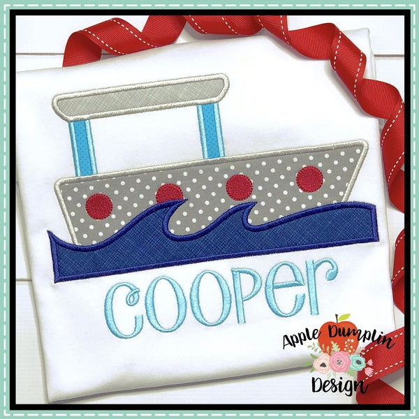 Pontoon Applique Design, applique