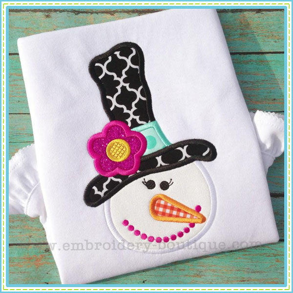 Snowlady Applique, Applique