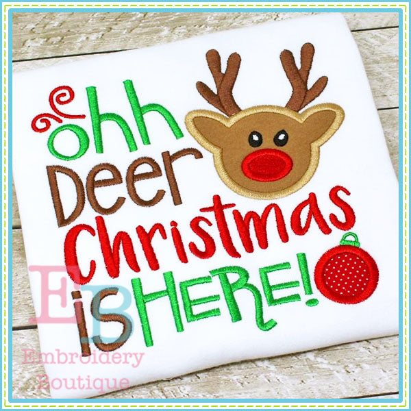 Oh Deer Boy Applique, Applique