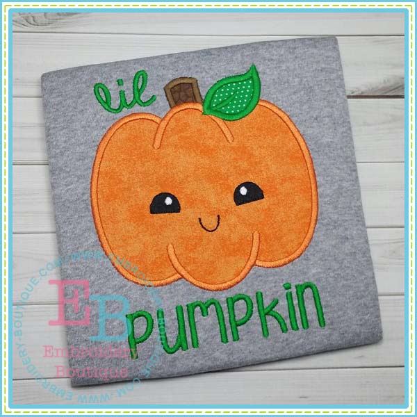 Little Pumpkin Applique, Applique