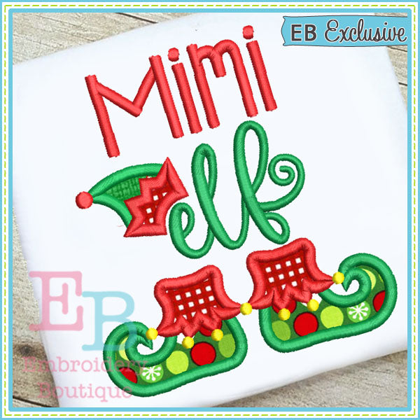 Mimi Elf Applique, Applique