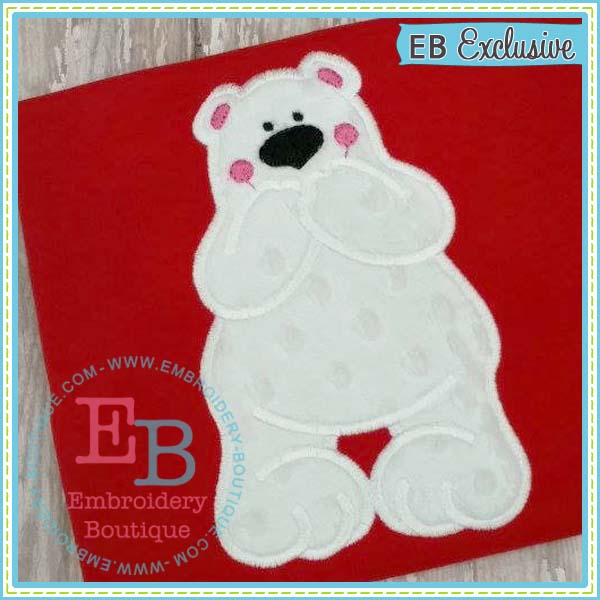 Polar Bear Applique, Applique