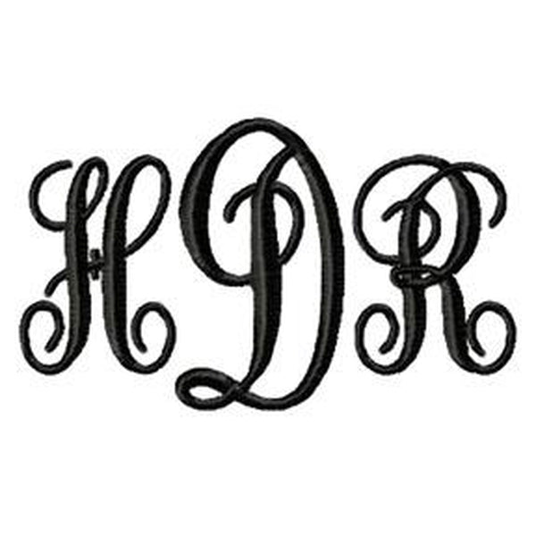 Lexi Monogram Embroidery Font, Embroidery Font