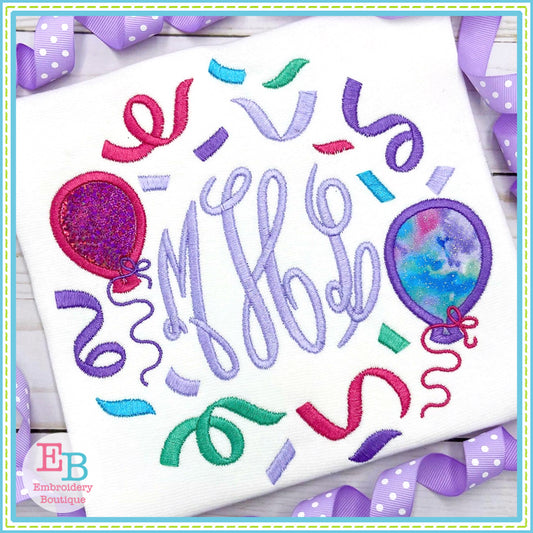 Balloon Frame Applique, Applique