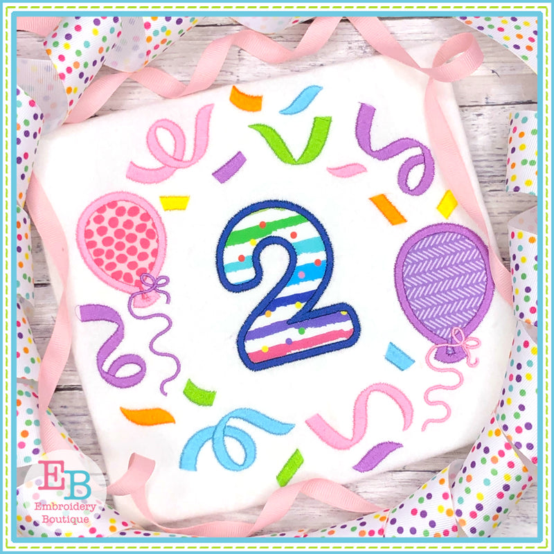 Balloon Frame Applique, Applique