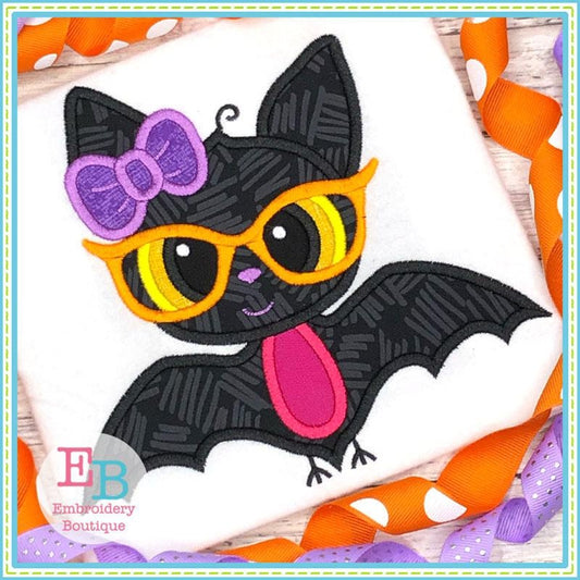 Bat Girl Satin Applique, Applique