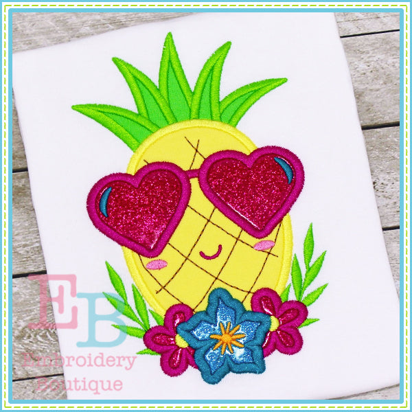 Pineapple Face Applique, Applique