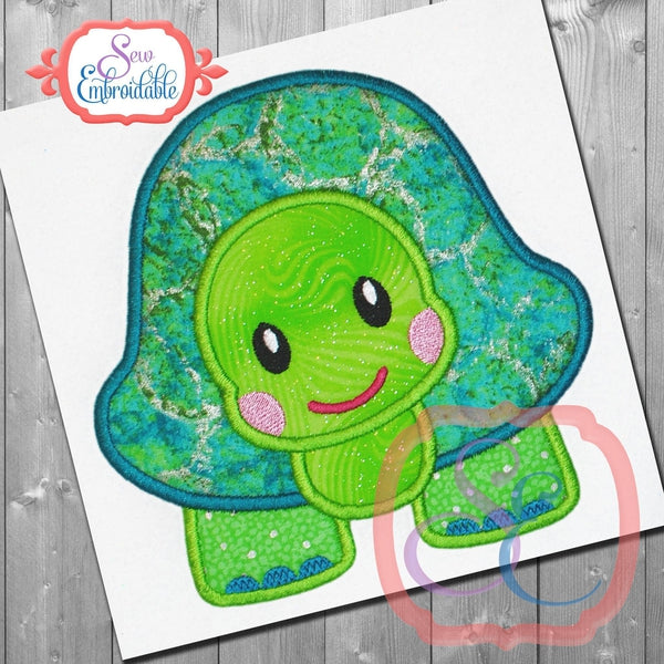 Timmy Turtle Applique, Applique