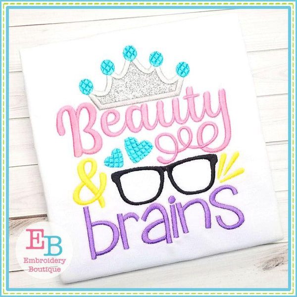 Beauty Brains Applique, Applique
