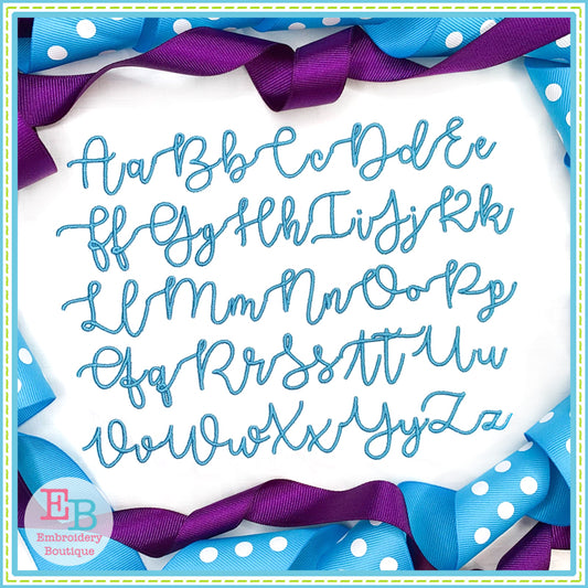 Better Together Embroidery Font, Embroidery Font