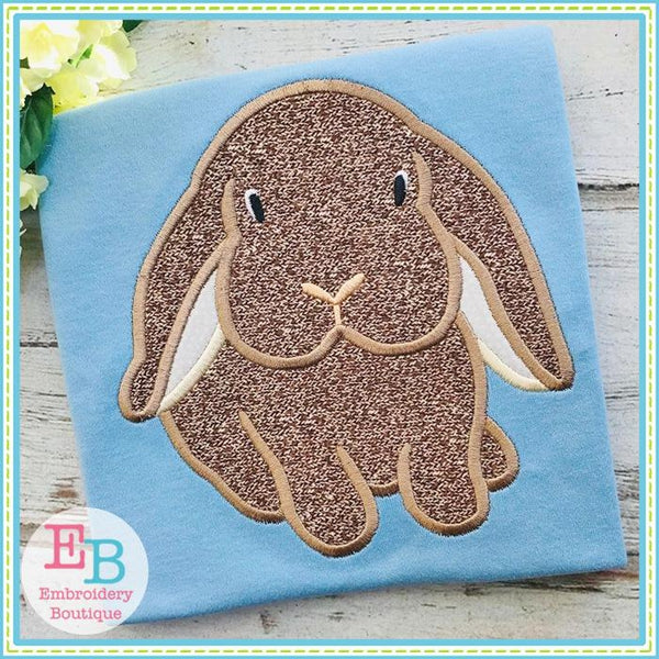 Boy Bunny Long Ears Applique, Applique