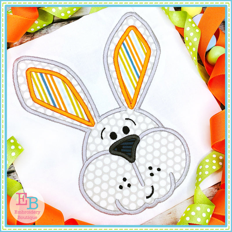 Bunny Boy Satin Applique, Applique