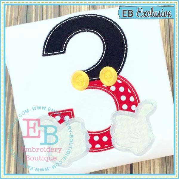 Magical Hands Applique Number Set, Applique Number Set