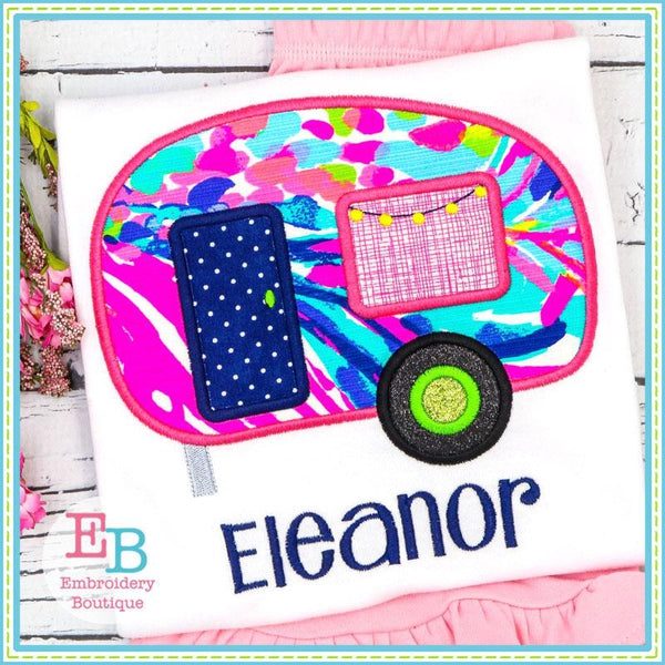 New Camper Satin Applique, Applique