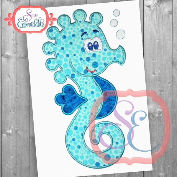 Sea Horsey Applique, Applique