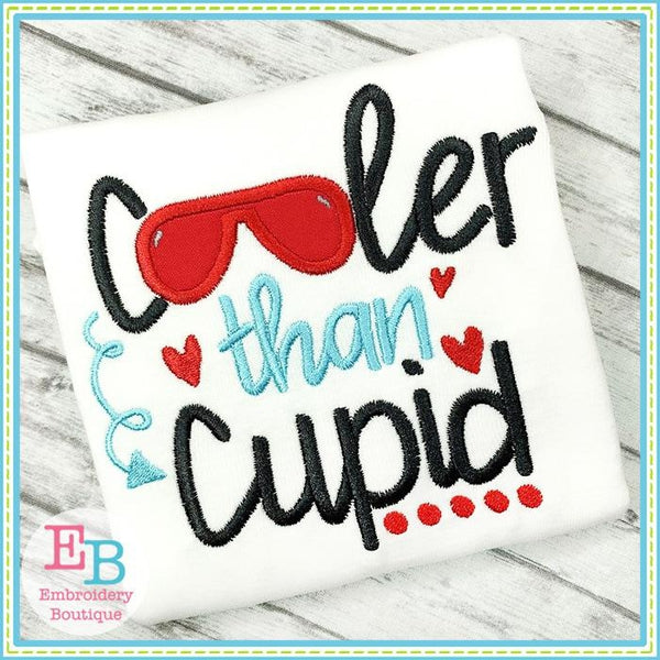 Cooler Than Cupid Applique, Applique