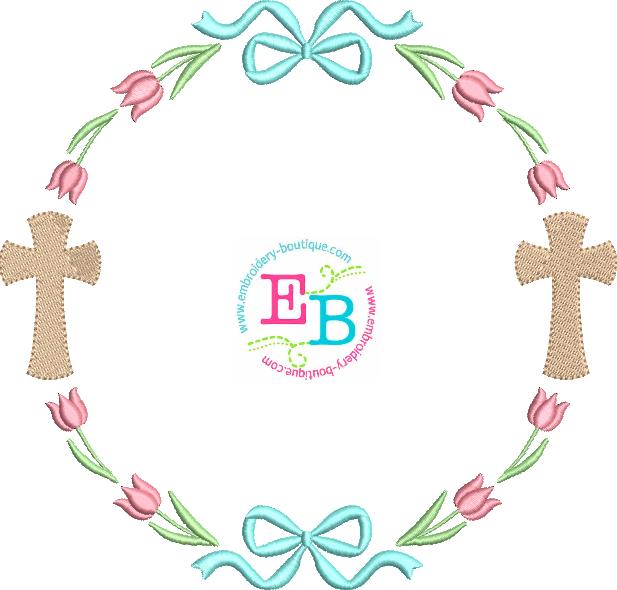 Cross Tulip Embroidery Frame, Embroidery