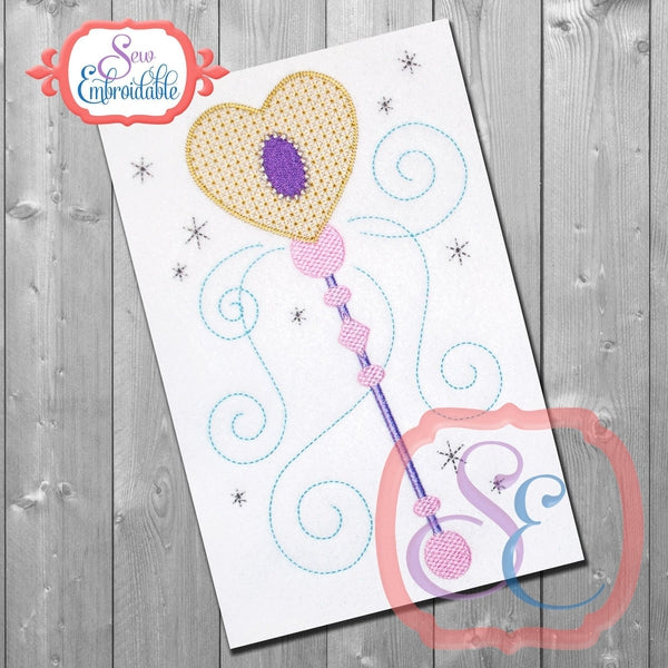 Magic Wand Embroidery Design, Embroidery