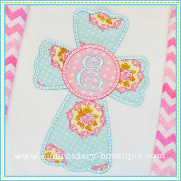 Circle Cross Applique, Applique