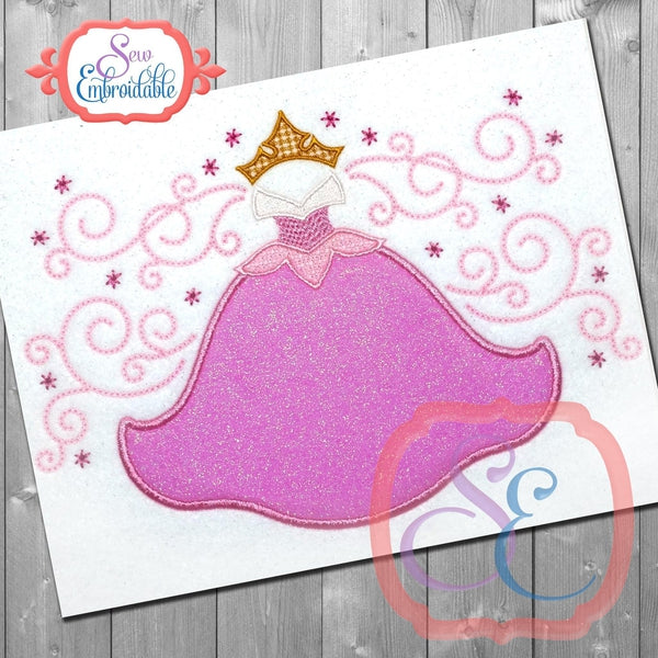 Sleeping Princess Frame, Applique