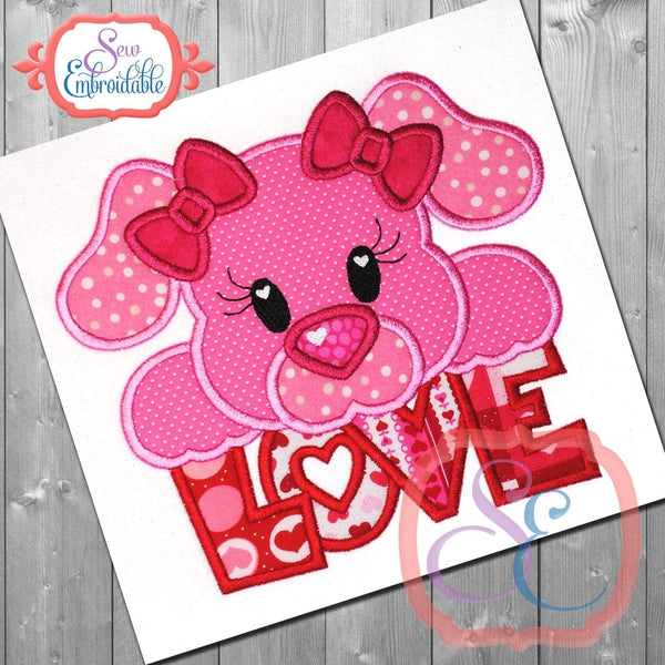 Puppy Love Applique, Applique