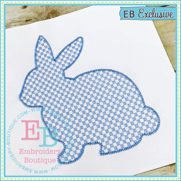 Motif Bunny Silhouette, Applique