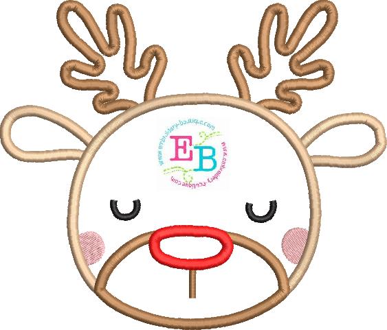 Deer Satin Stitch Applique, Applique