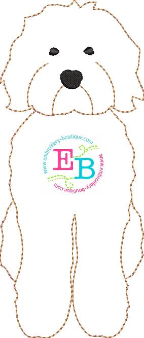 Doodle Bean Applique, Applique