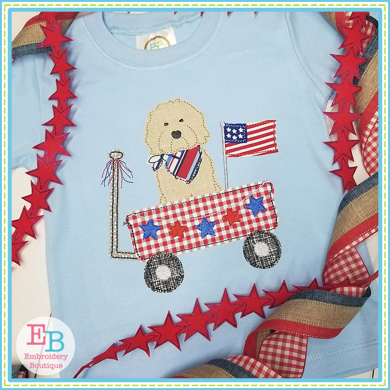 Doodle Wagon Bean Applique, Applique