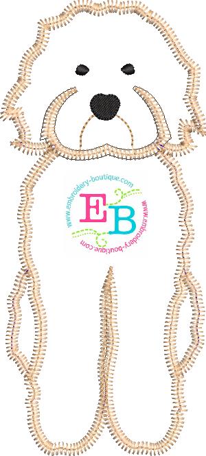 Doodle Zigzag Applique, Applique