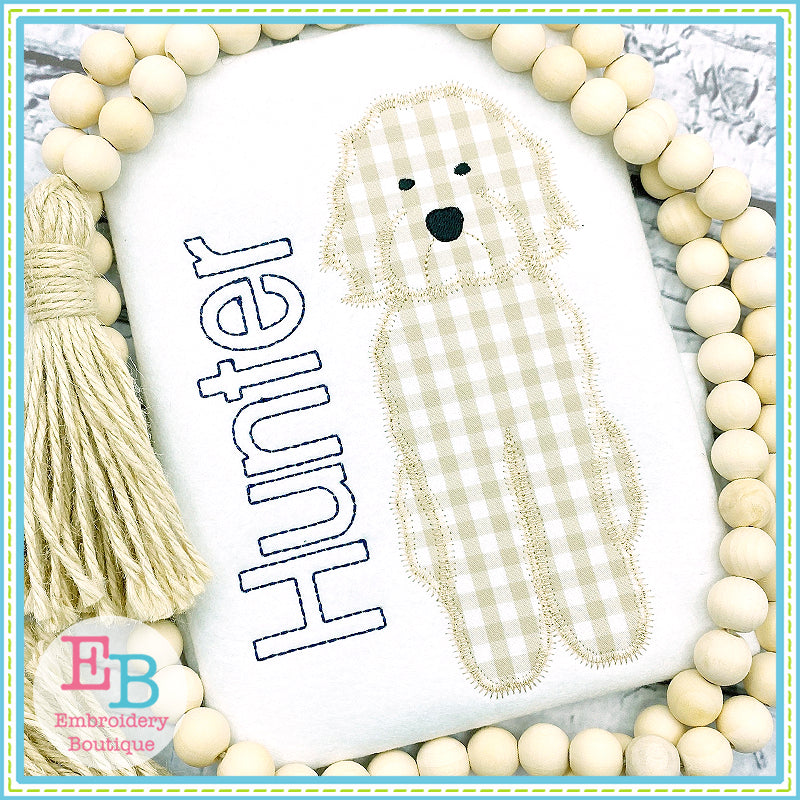 Doodle Zigzag Applique, Applique