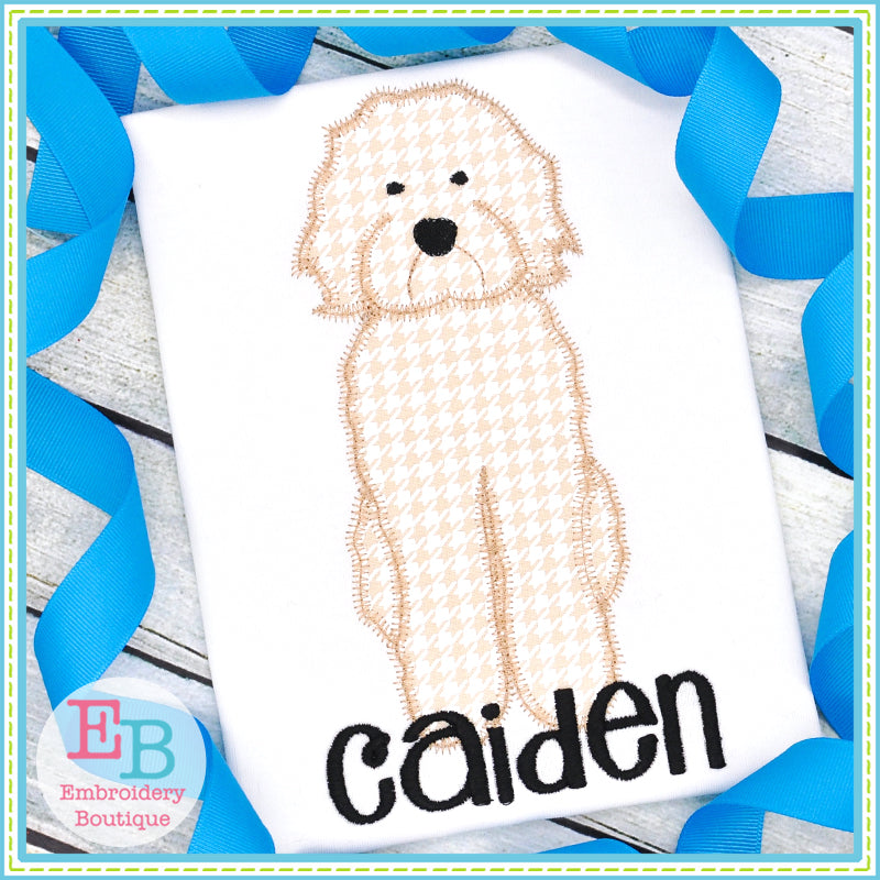 Doodle Zigzag Applique, Applique