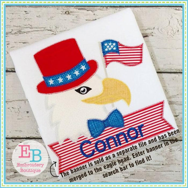 Eagle Flag Zigzag Applique, Applique