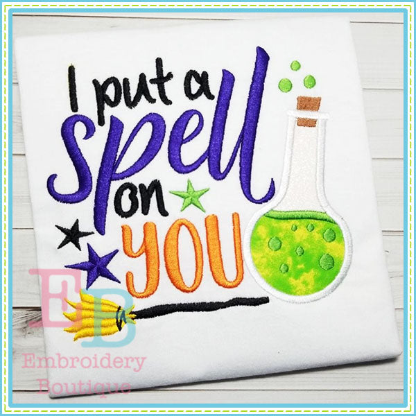 Spell On You Applique, Applique