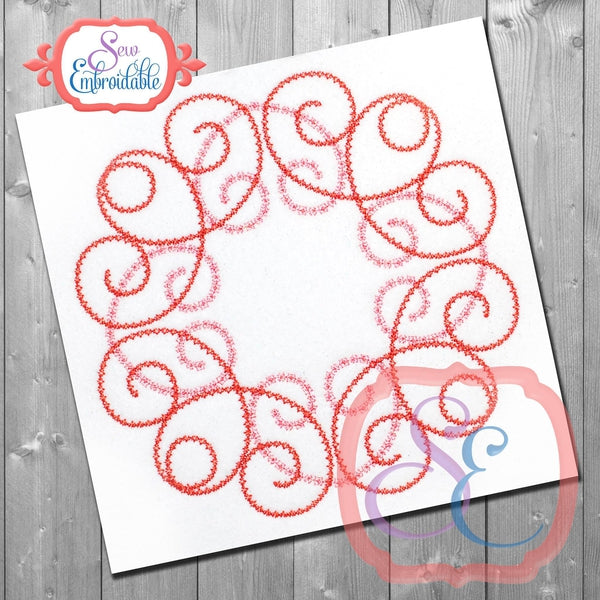 Anne Swirl Embroidery Design, Embroidery