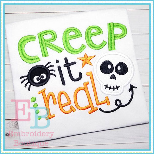 Creep It Real Applique, Applique