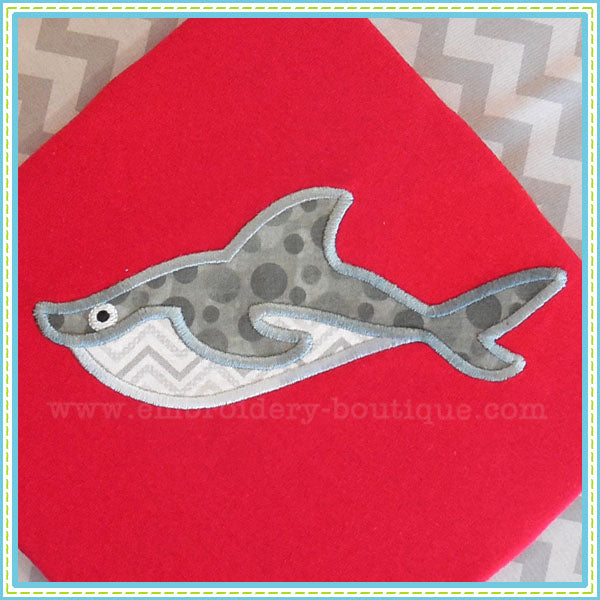 Shark 2 Applique, Applique