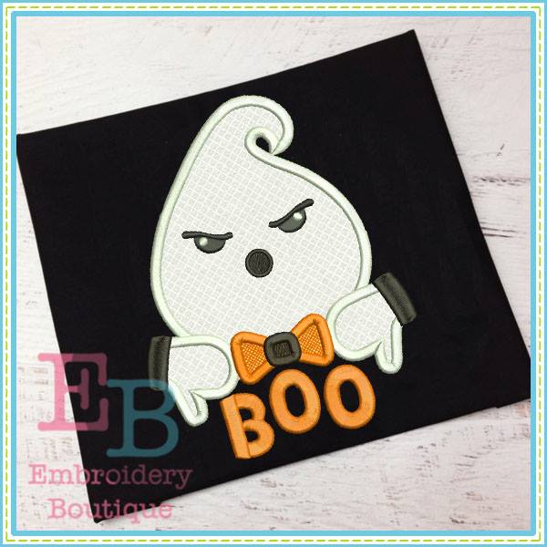 Boo Ghost Applique, Applique