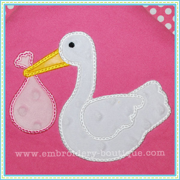 Stork Applique, Applique