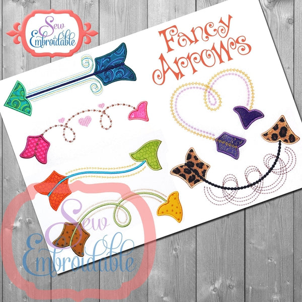 Fancy Arrow Set, Applique