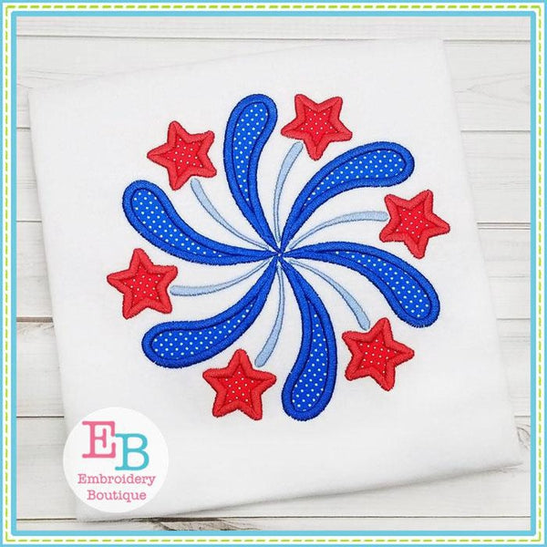 Firework 2 Applique, Applique