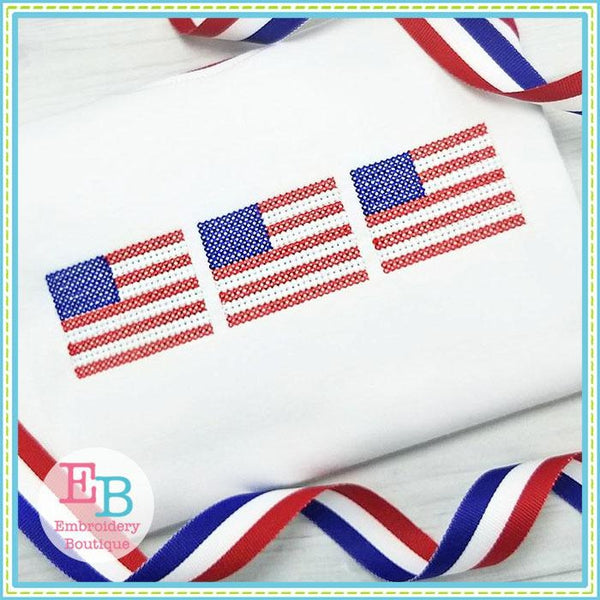 Flag Cross Stitch Design, Embroidery