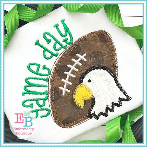 Game Day Eagle Applique, Applique