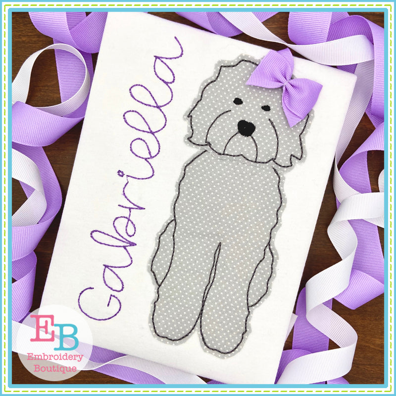 Doodle Bean Applique, Applique