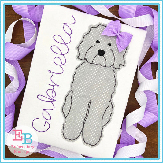 Doodle Bean Applique, Applique