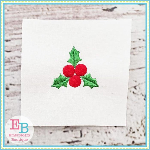 Holly Mini Embroidery Design, Embroidery