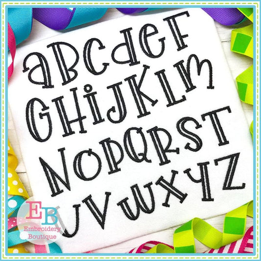 Love Rawr Satin Embroidery Font, Embroidery Font