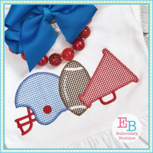 Megaphone Helmet Applique, Applique