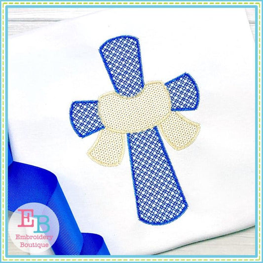 Motif Cross with Sash Design, Embroidery