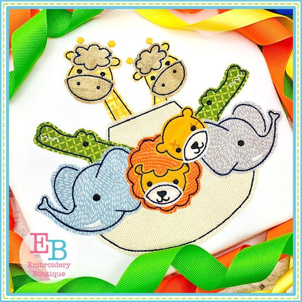 Noah's Ark Applique, Applique